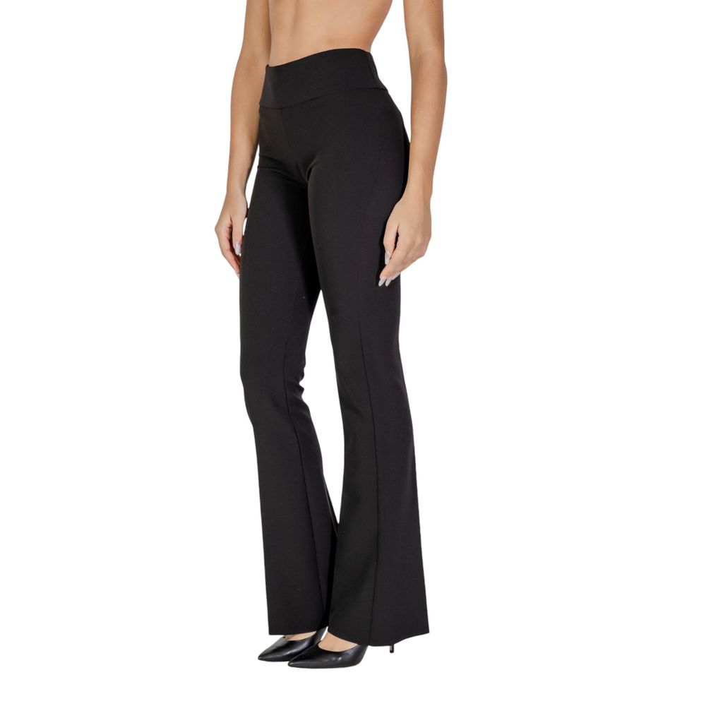 Sandro Ferrone Black Polyester Pant