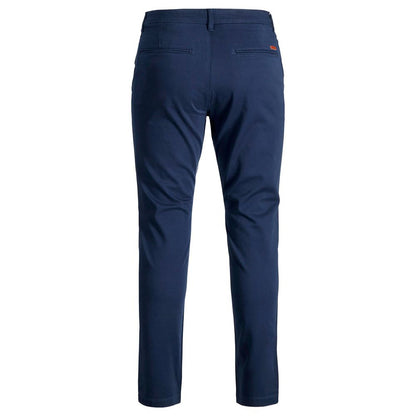 Jack Jones Blue Cotton Skinny Pant by Jack Jones