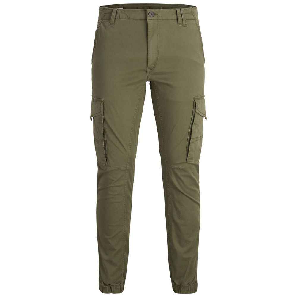 Jack Jones Green Cotton Skinny Pant