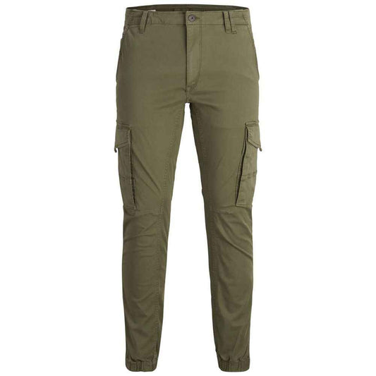 Jack Jones Green Cotton Skinny Pant