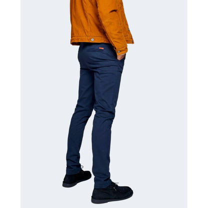 Jack Jones Blue Cotton Skinny Pant by Jack Jones