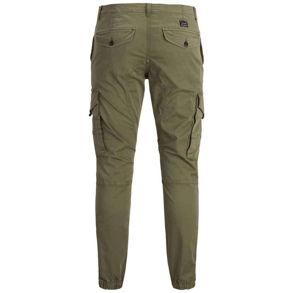 Jack Jones Green Cotton Skinny Pant