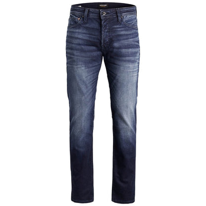 Jack Jones Blue Cotton Relaxed Fit Jean by Jack Jones
