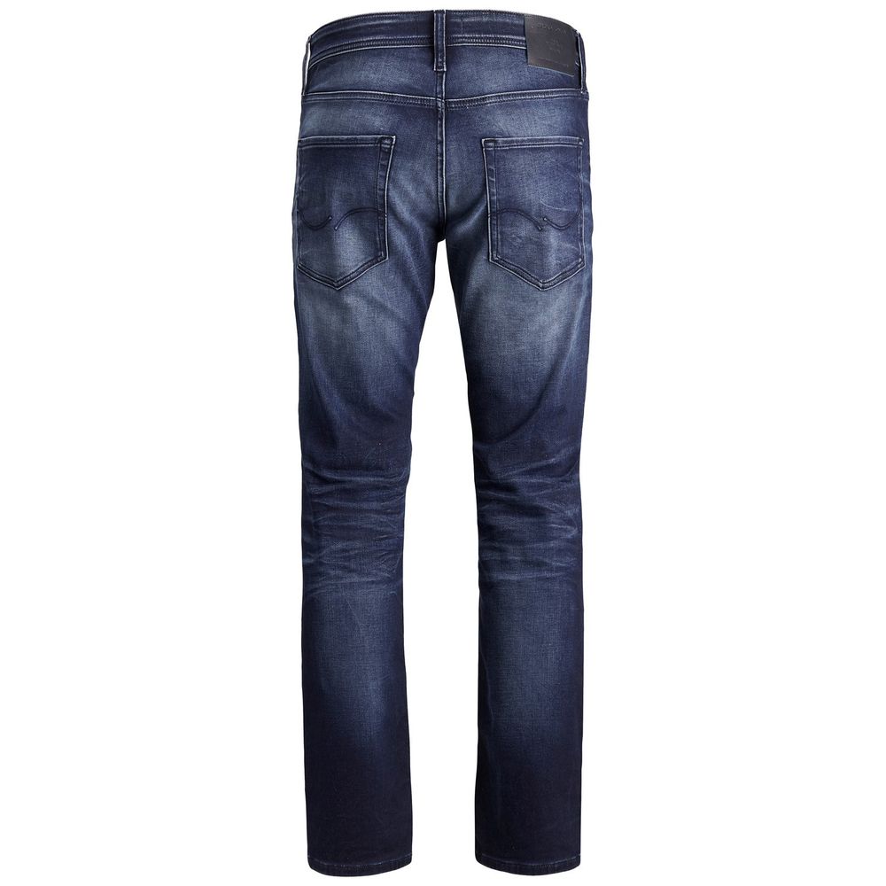 Jack Jones Blue Cotton Relaxed Fit Jean by Jack Jones