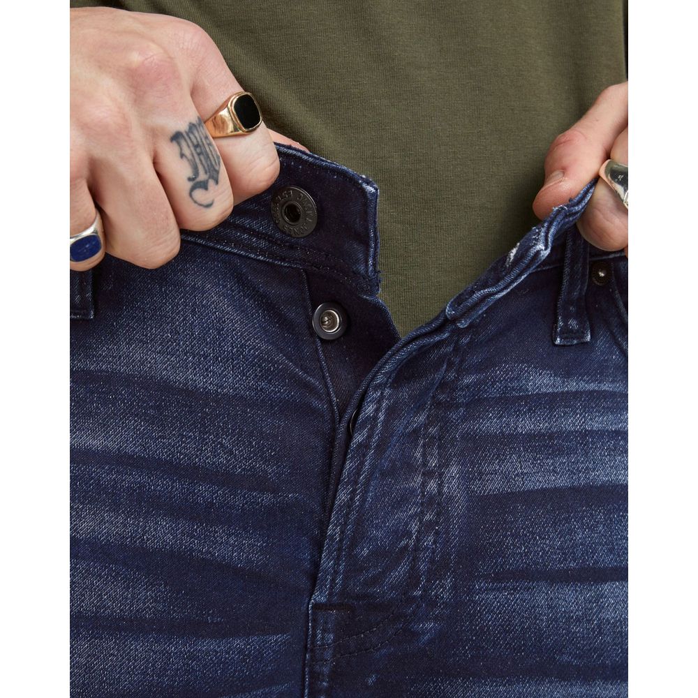 Jack Jones Blue Cotton Relaxed Fit Jean by Jack Jones