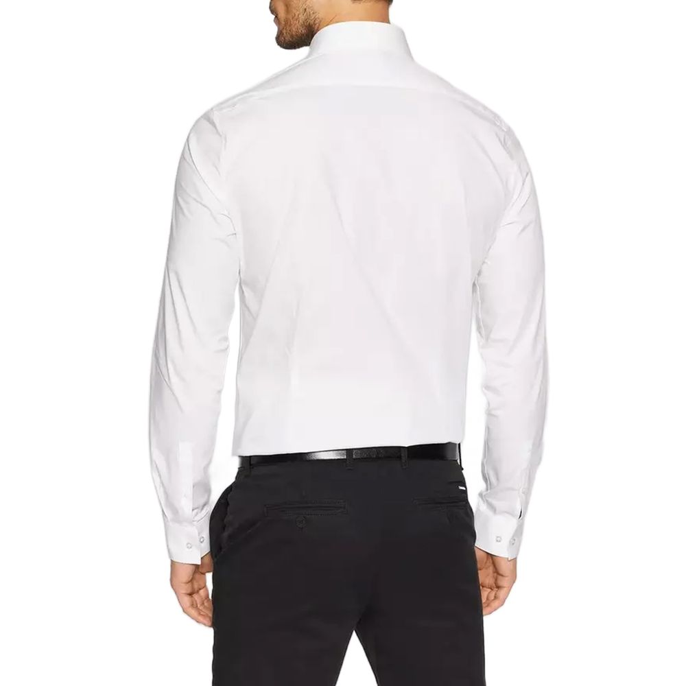 Calvin Klein White Cotton Shirt by Calvin Klein