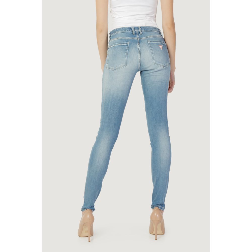 Guess Blue Cotton Skinny Jean by Guess