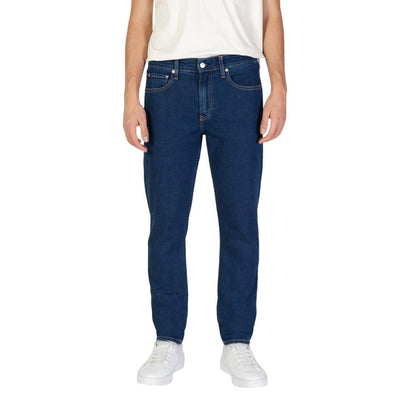 Calvin Klein Jeans Blue Cotton Slim Fit Jean by Calvin Klein Jeans