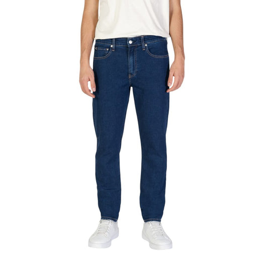 Calvin Klein Jeans Blue Cotton Slim Fit Jean by Calvin Klein Jeans