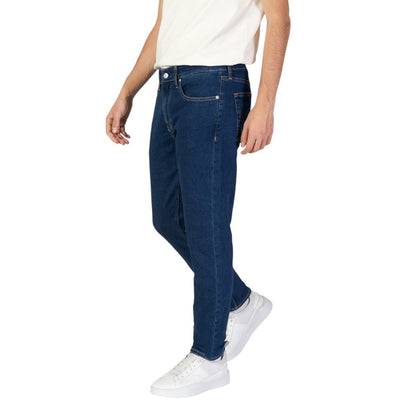 Calvin Klein Jeans Blue Cotton Slim Fit Jean by Calvin Klein Jeans