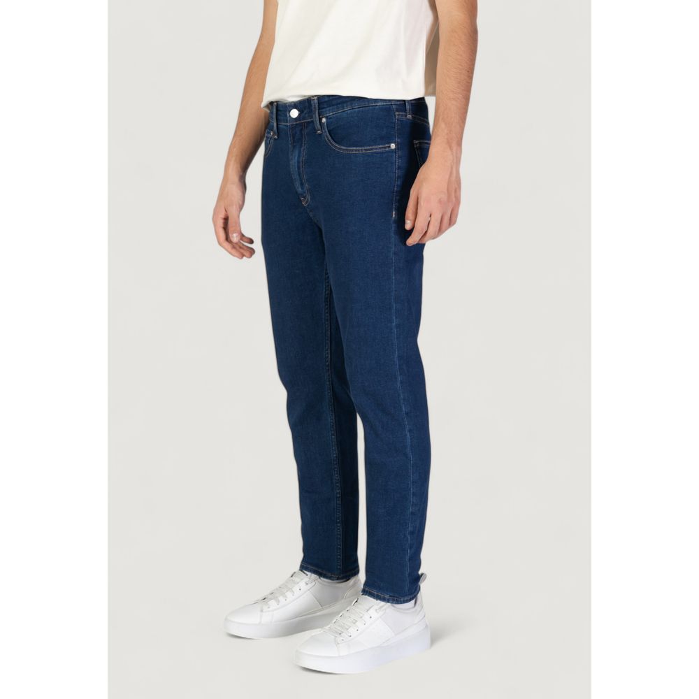 Calvin Klein Jeans Blue Cotton Slim Fit Jean by Calvin Klein Jeans