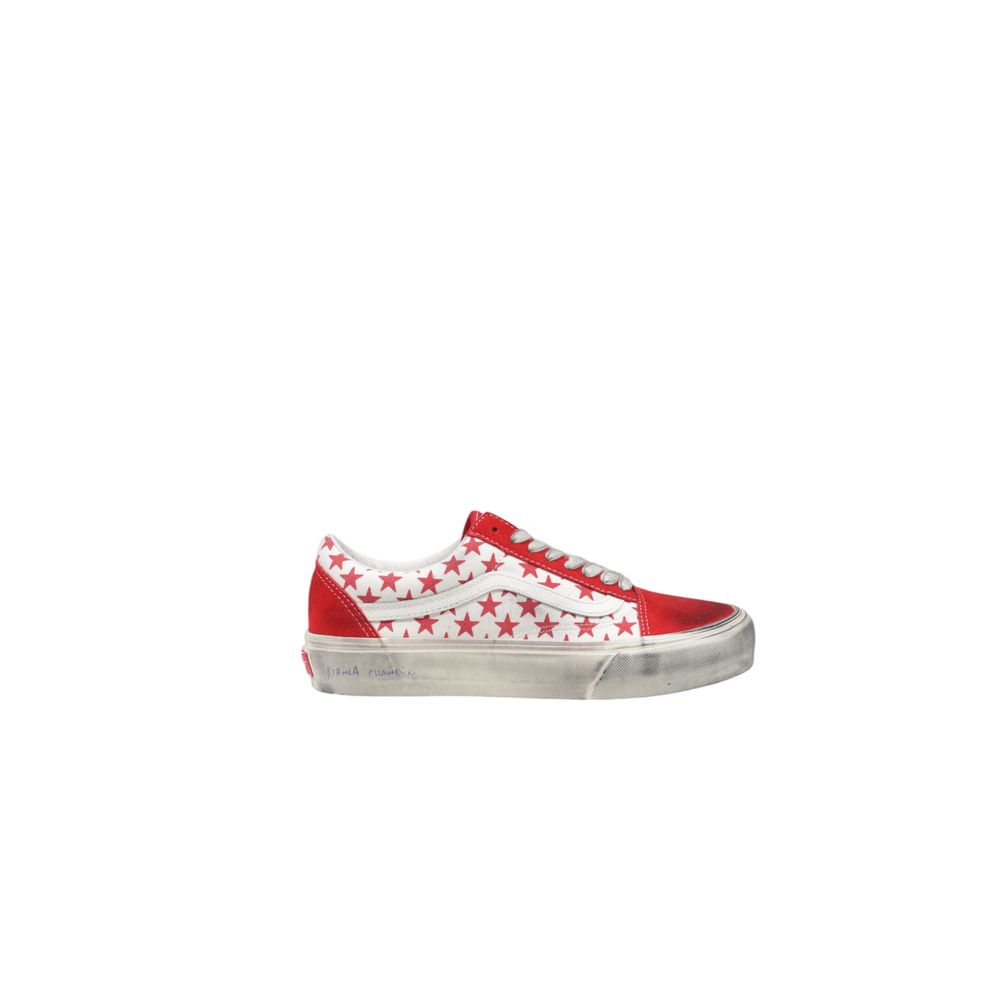 Vans Red Suede Leather Sneaker by Vans