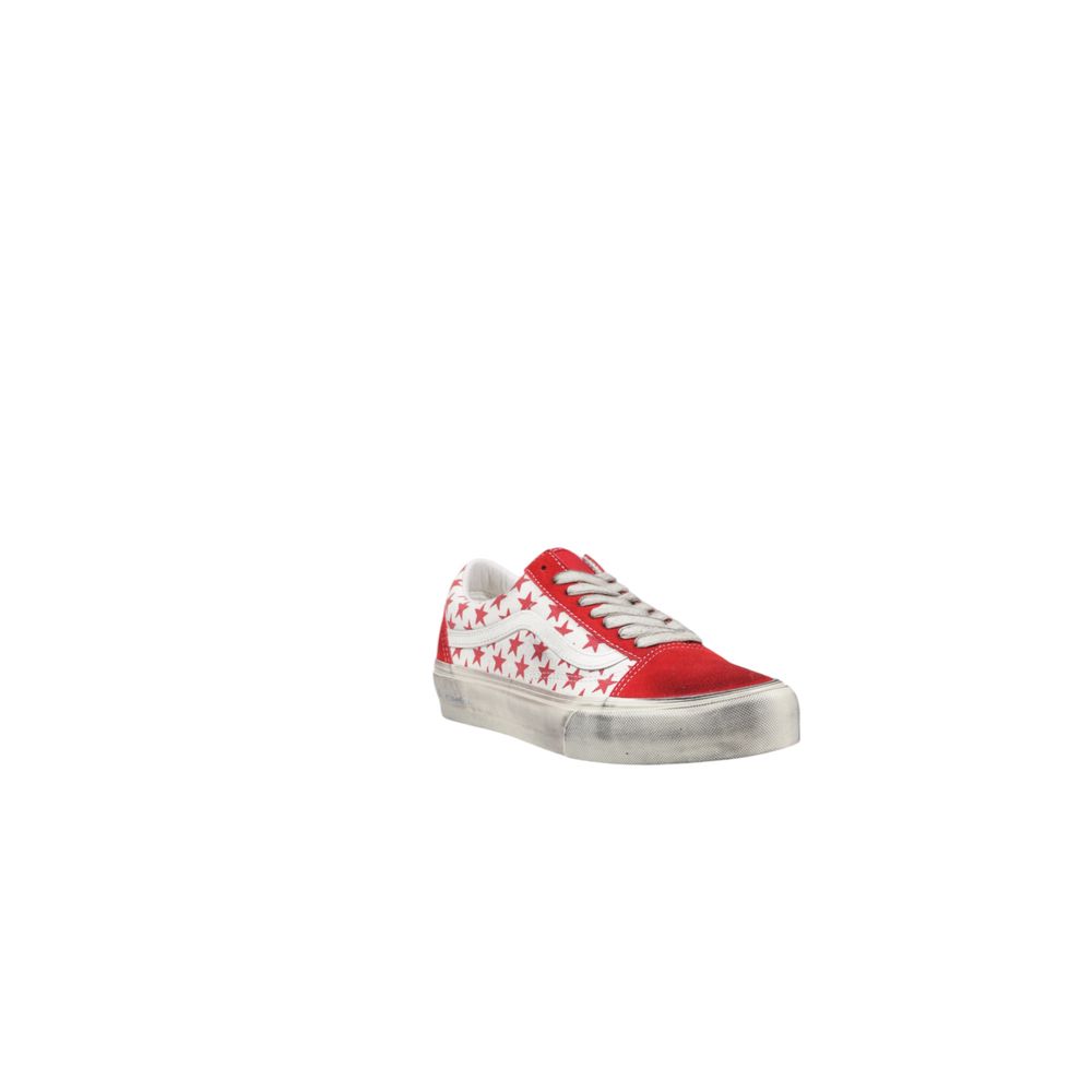 Vans Red Suede Leather Sneaker by Vans