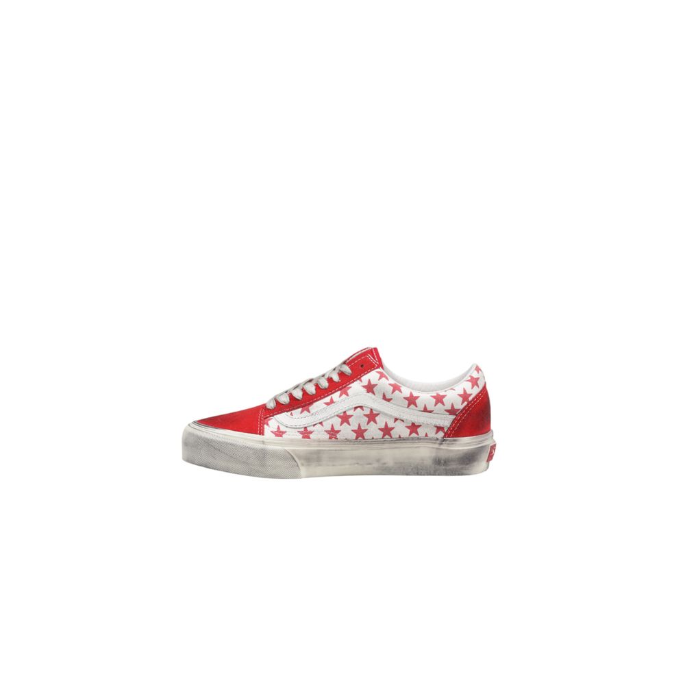 Vans Red Suede Leather Sneaker by Vans