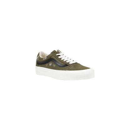 Vans Green Leather Sneaker by Vans