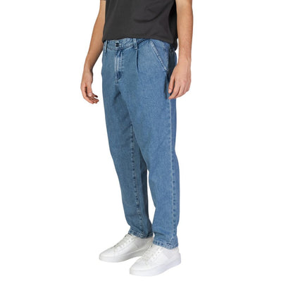 Jack Jones Blue Cotton Relaxed Fit Jean by Jack Jones