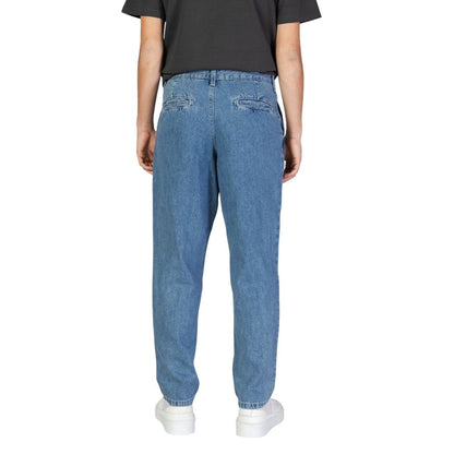 Jack Jones Blue Cotton Relaxed Fit Jean by Jack Jones