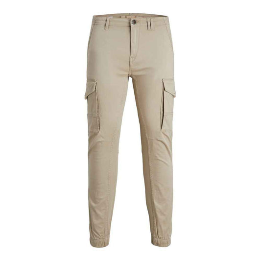 Jack Jones Beige Cotton Pant