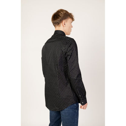 Calvin Klein Black Cotton Shirt by Calvin Klein
