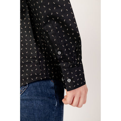 Calvin Klein Black Cotton Shirt by Calvin Klein
