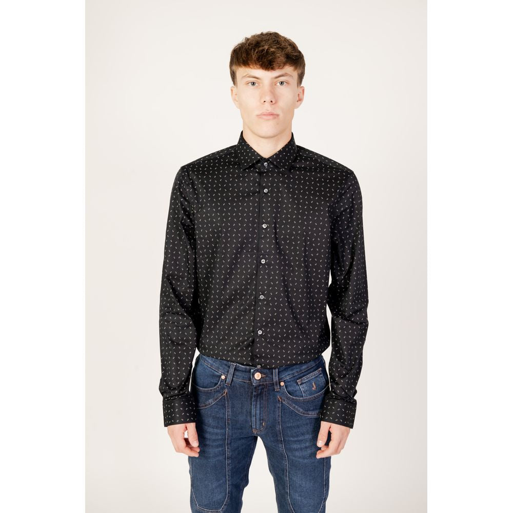 Calvin Klein Black Cotton Shirt by Calvin Klein
