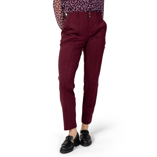 Street One Bordeaux Polyester Pant by Street One