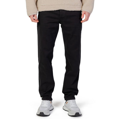 Hugo Boss Black Cotton Pant by Hugo Boss
