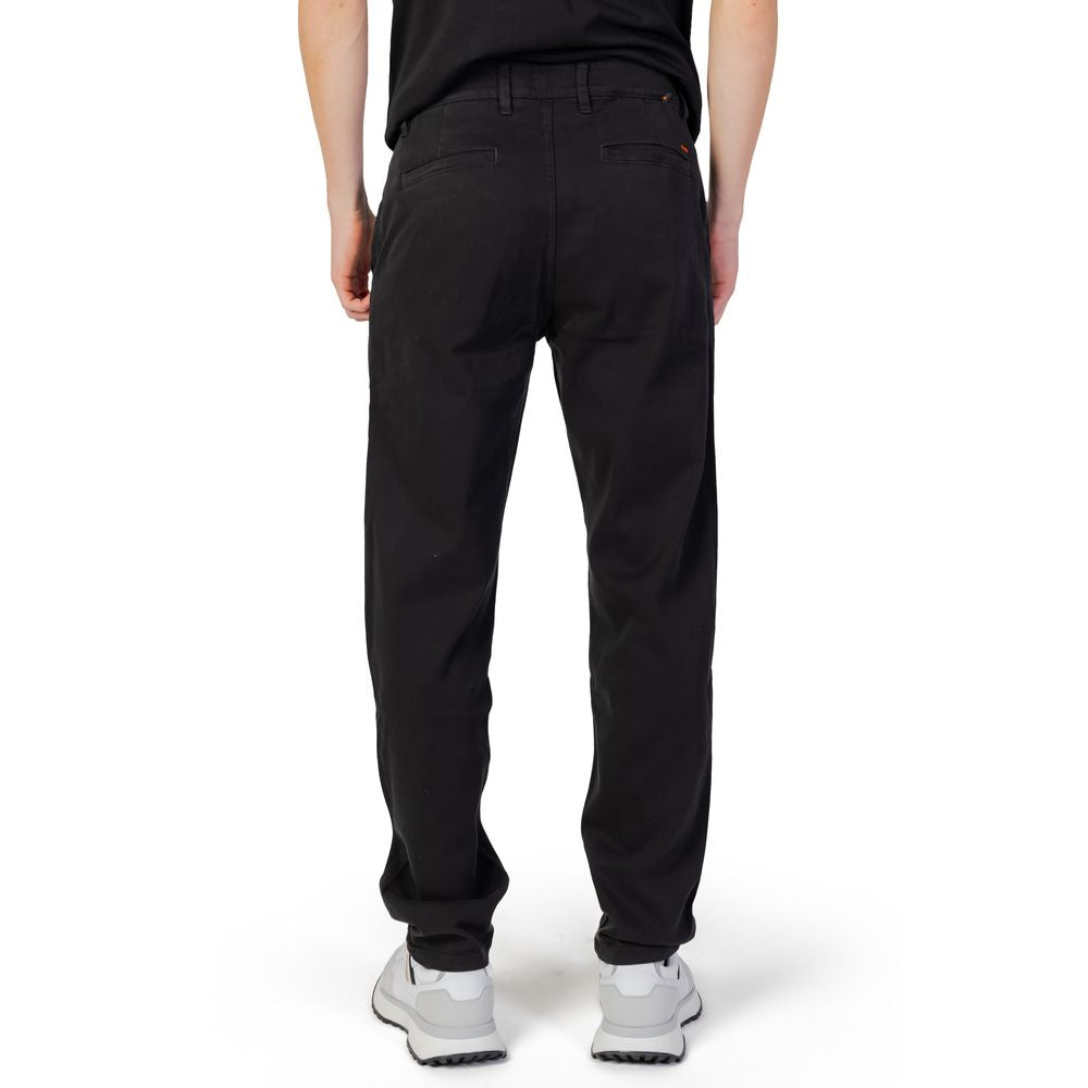 Hugo Boss Black Cotton Pant by Hugo Boss