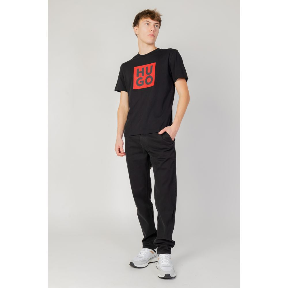 Hugo Boss Black Cotton Pant by Hugo Boss