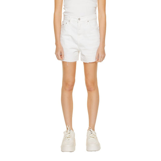 Short Tommy Hilfiger Jeans en coton recyclé blanc