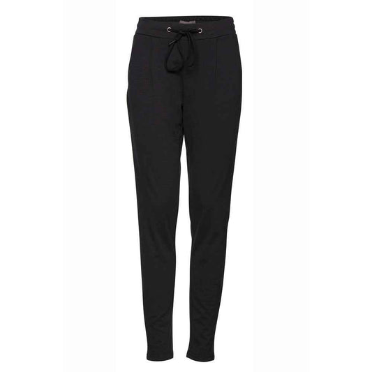 ICHI IHKATE PA2 Polyester Viscose Cigarettebroek Zwart