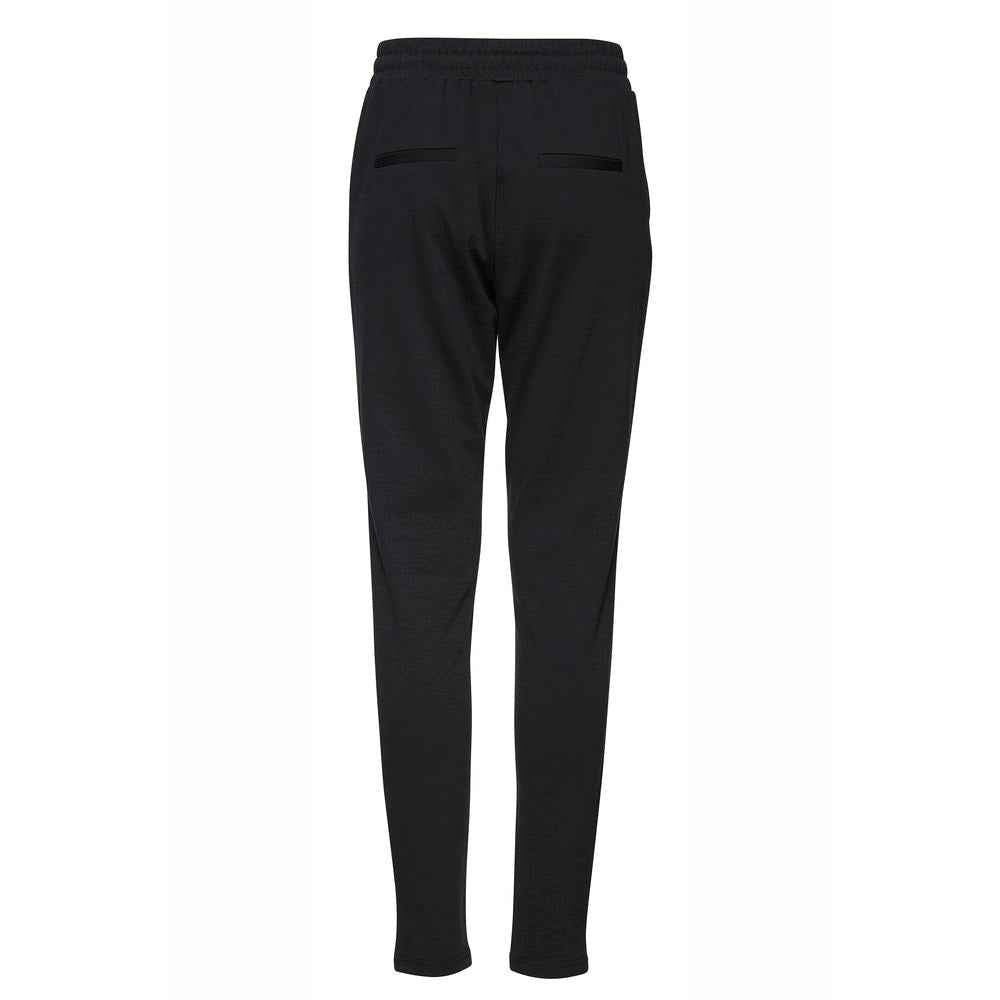 ICHI IHKATE PA2 Polyester Viscose Cigarettebroek Zwart