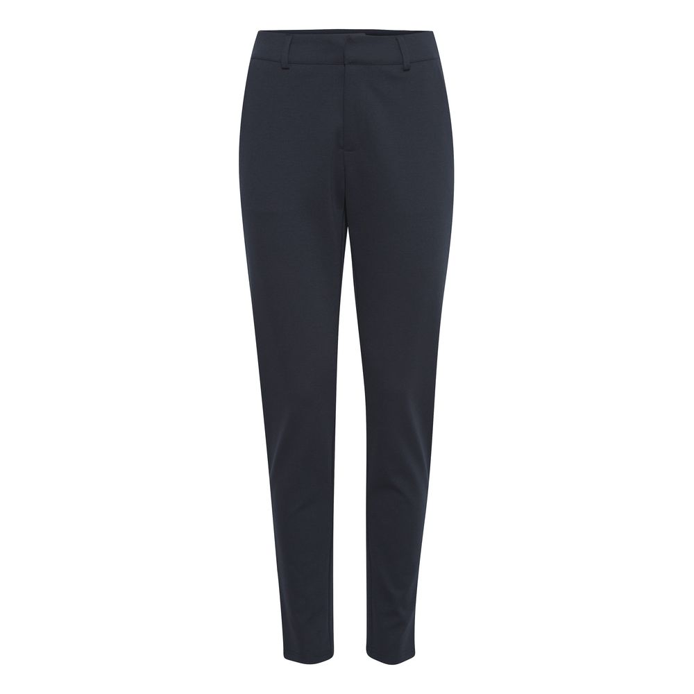 ICHI Blue Recycled Polyester Pant by ICHI