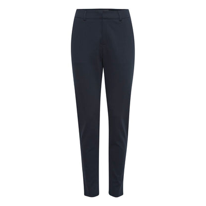 ICHI Blue Recycled Polyester Pant by ICHI