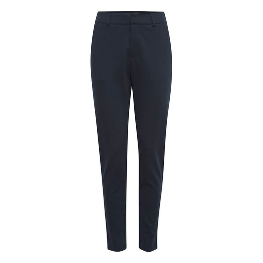 ICHI Blue Recycled Polyester Pant by ICHI