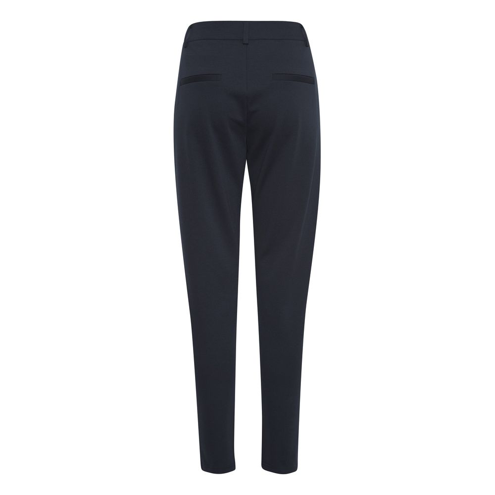 ICHI Blue Recycled Polyester Pant by ICHI