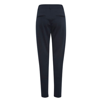 ICHI Blue Recycled Polyester Pant by ICHI