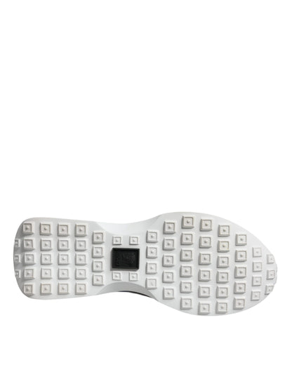 Baskets basses Versace en toile multicolore Quad Fabric Medusa