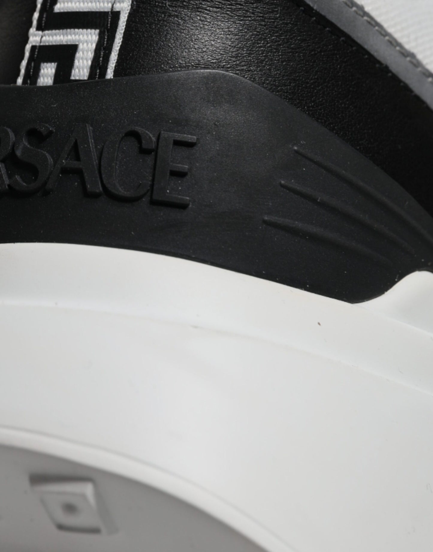 Baskets basses Versace en toile multicolore Quad Fabric Medusa