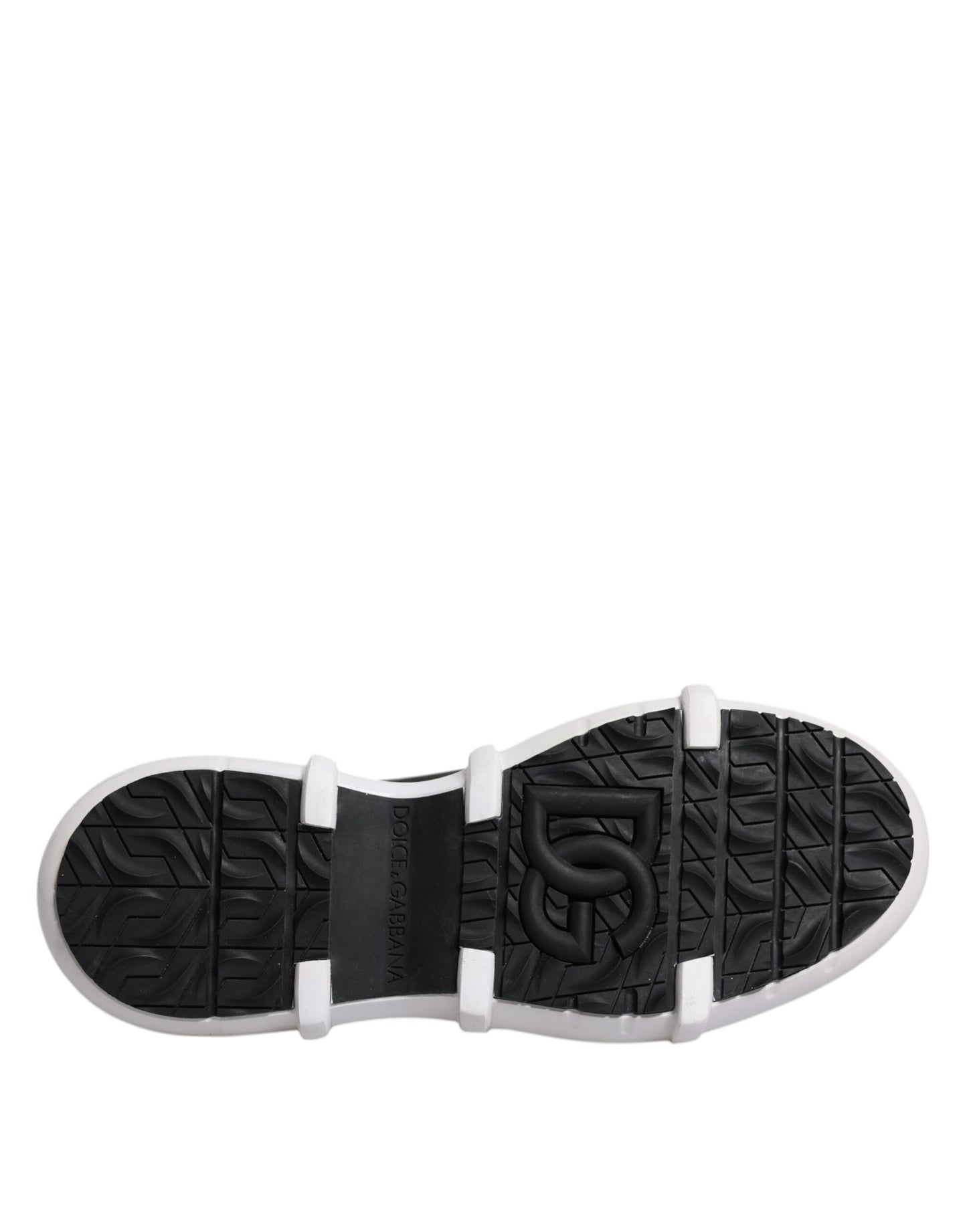 Dolce & Gabbana Black Nylon Galileo High Top Sneakers Shoes by Dolce & Gabbana
