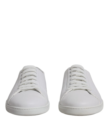 Dolce & Gabbana White Low Top Men Saint Tropez Sneakers Shoes by Dolce & Gabbana