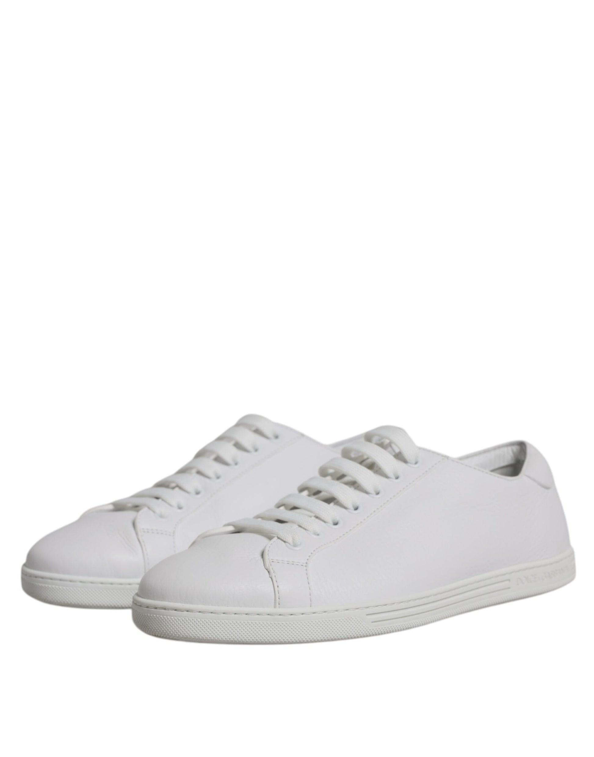 Dolce & Gabbana White Low Top Men Saint Tropez Sneakers Shoes by Dolce & Gabbana