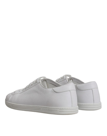 Dolce & Gabbana White Low Top Men Saint Tropez Sneakers Shoes by Dolce & Gabbana