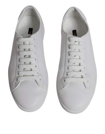 Dolce & Gabbana White Low Top Men Saint Tropez Sneakers Shoes by Dolce & Gabbana