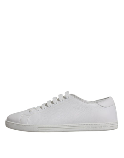 Dolce & Gabbana White Low Top Men Saint Tropez Sneakers Shoes by Dolce & Gabbana