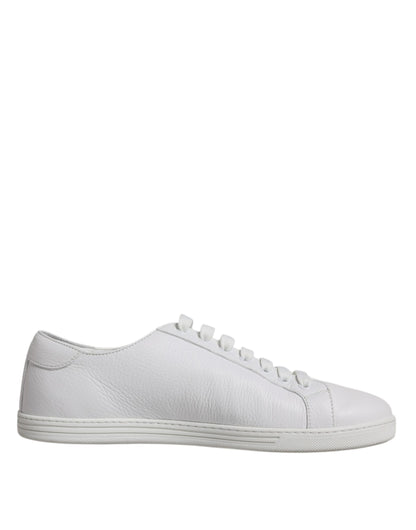 Dolce & Gabbana White Low Top Men Saint Tropez Sneakers Shoes by Dolce & Gabbana