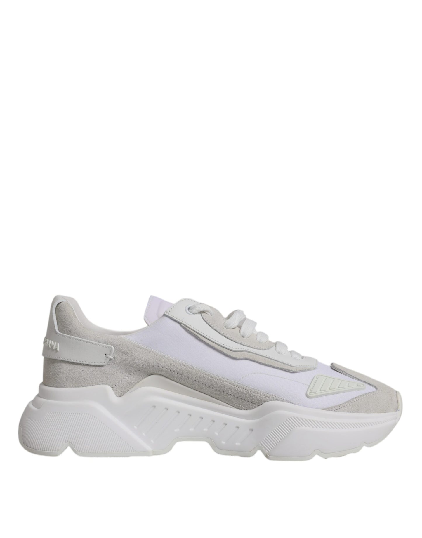 Dolce & Gabbana White Leather Daymaster Low Top Sneaker Shoes by Dolce & Gabbana