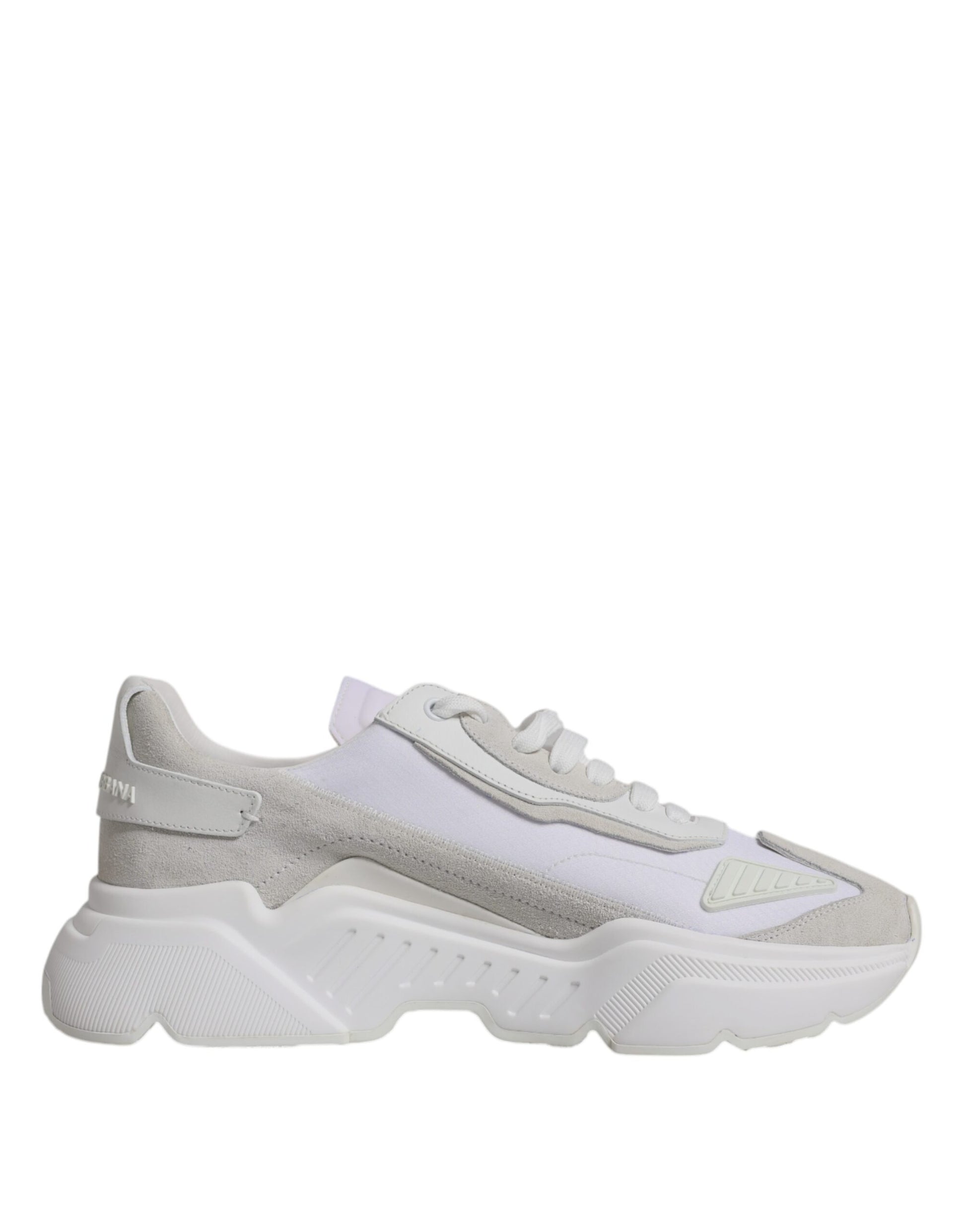 Dolce & Gabbana White Leather Daymaster Low Top Sneaker Shoes by Dolce & Gabbana