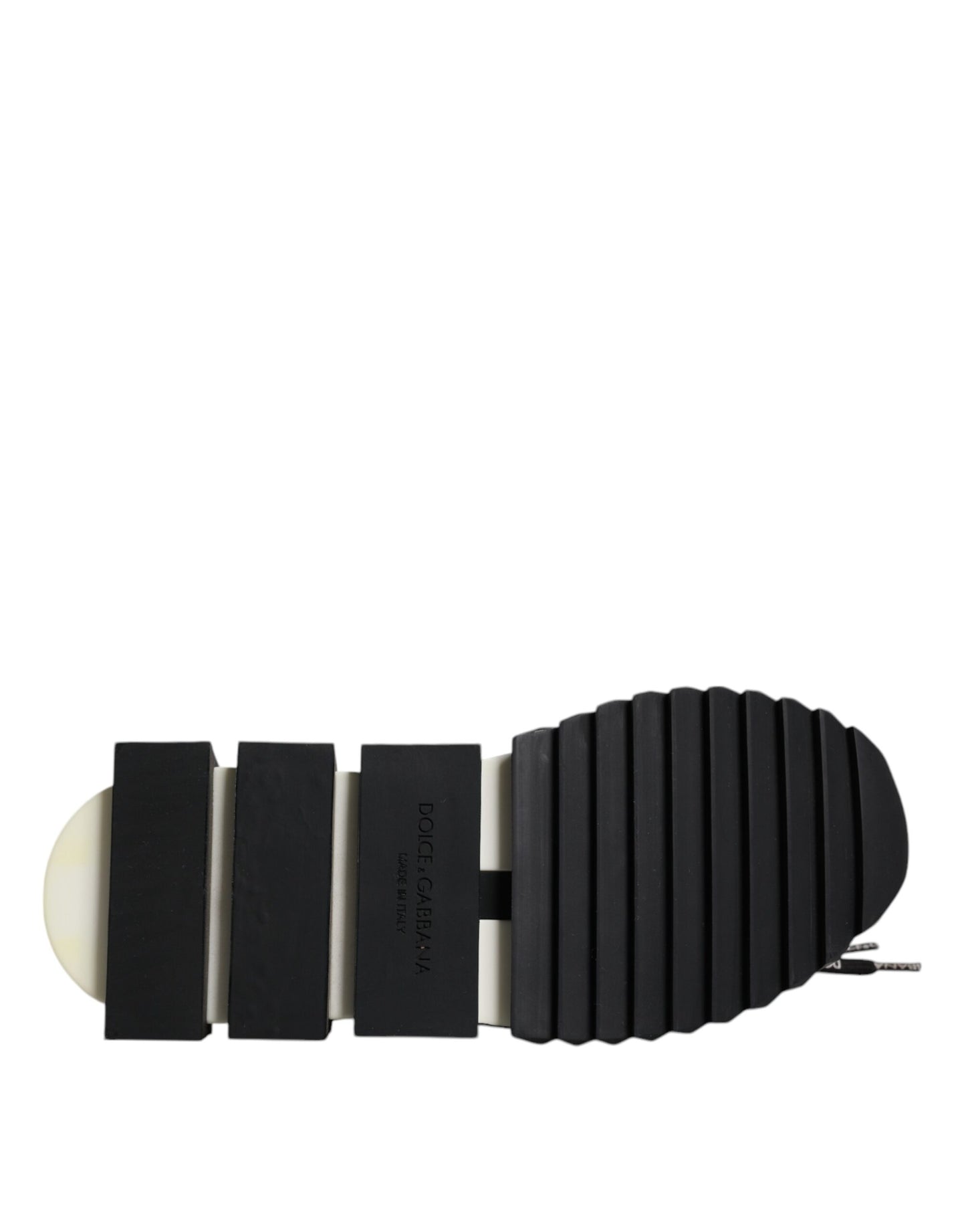 Dolce & Gabbana Black White Logo Sorrento Mens Sneakers Shoes by Dolce & Gabbana