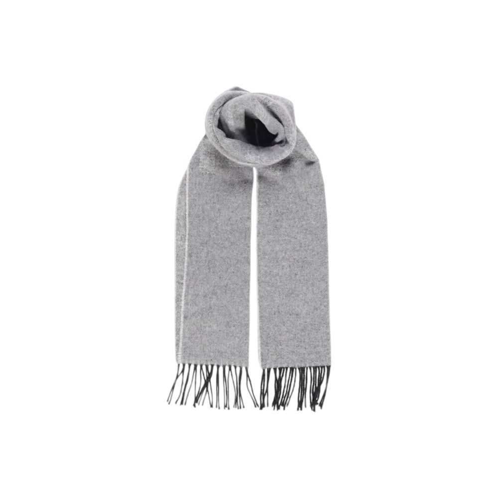 Alviero Martini Prima Classe Gray Cotton Scarf by Alviero Martini Prima Classe